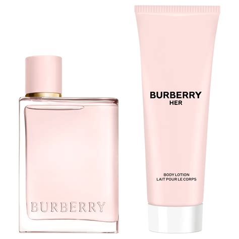 her set(edp 50ml+body lotion 75ml)23|Burberry Her EDP 50ml 2 Piece Gift Set .